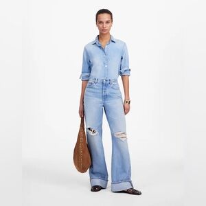 Madewell Low-Slung Baggy Jeans in Hallstead Wash